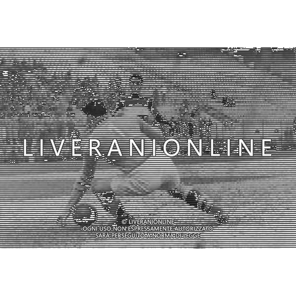 NAZIONALE ITALIANA CALCIO 1957/1958 - RETROSPETTIVA NELLA FOTO NICOLE\' BRUNO CALCIATORE FOTO CARLO LORENZINI-AGENZIA ALDO LIVERANI SAS