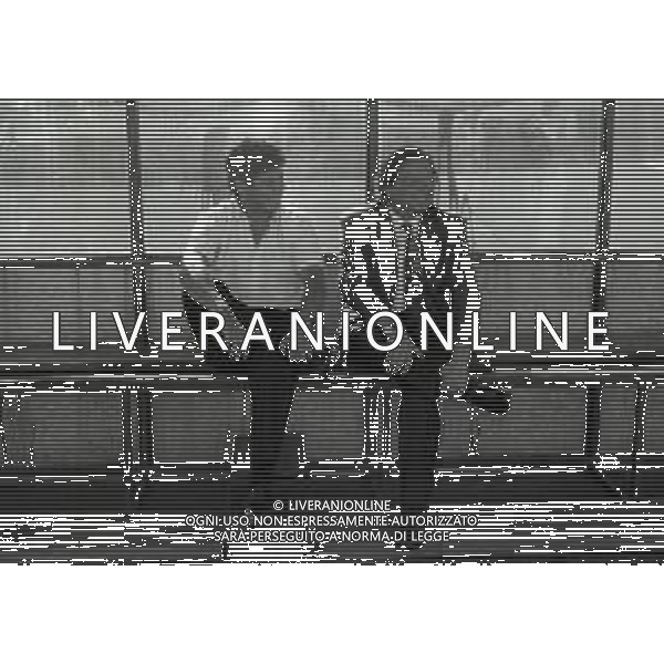 05-09-1993 VARESE- CAMPIONATO DI CALCIO SERIE B BRESCIA CESENA 1-1 NELLA FOTO MIRCEA LUCESCU ALLENATORE BRESCIA CALCIO CON IL PRESIDENTE GINO CORIONI BRESCIA CALCIO AG ALDO LIVERANI SAS