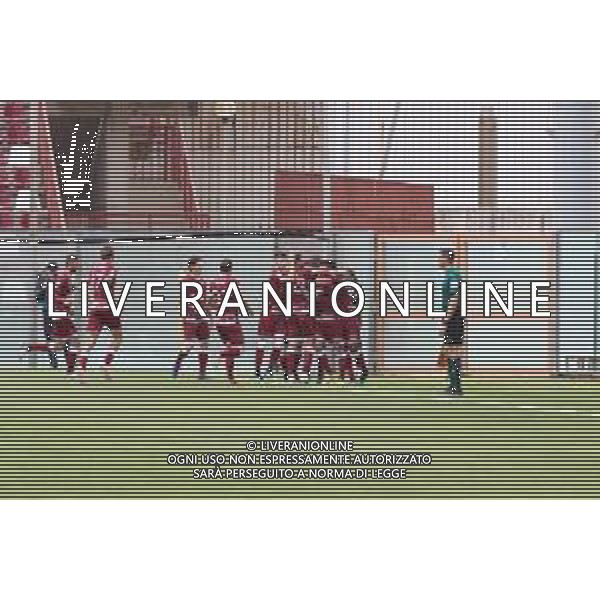 REGGINA - REGGIANA CAMPIONATO CALCIO SERIE BKT 17.04.2021 NELLA FOTO ESULTANZA DOPO IL GOL DI ADRIANO MONTALTO - ABBRACCIO ©GAREFFA / AGENZIA ALDO LIVERANI SAS