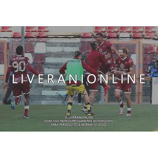 REGGINA - REGGIANA CAMPIONATO CALCIO SERIE BKT 17.04.2021 NELLA FOTO ESULTANZA DOPO IL GOL DI RIGOBERTO RIVAS (REGGINA) ©GAREFFA / AGENZIA ALDO LIVERANI SAS