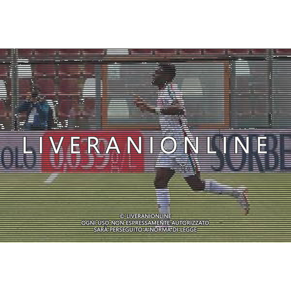 REGGINA - REGGIANA CAMPIONATO CALCIO SERIE BKT 17.04.2021 NELLA FOTO ESULTANZA DOPO IL GOL DI KARGBO AUGUSTUS (REGGIANA) ©GAREFFA / AGENZIA ALDO LIVERANI SAS