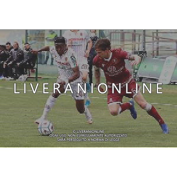 REGGINA - REGGIANA CAMPIONATO CALCIO SERIE BKT 17.04.2021 NELLA FOTO KARGBO AUGUSTUS (REGGIANA) E LOIACONO GIUSEPPE (REGGINA) ©GAREFFA / AGENZIA ALDO LIVERANI SAS