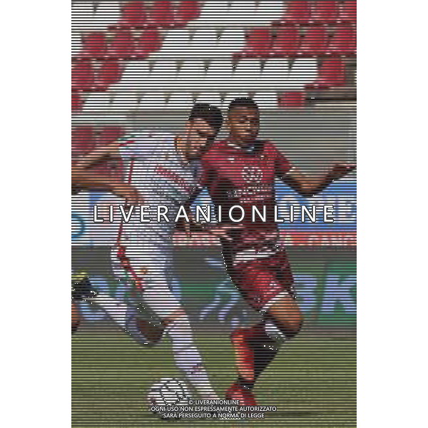 REGGINA - REGGIANA CAMPIONATO CALCIO SERIE BKT 17.04.2021 NELLA FOTO SIMONE MURATORE (REGGIANA) E RIGOBERTO RIVAS (REGGINA) ©GAREFFA / AGENZIA ALDO LIVERANI SAS