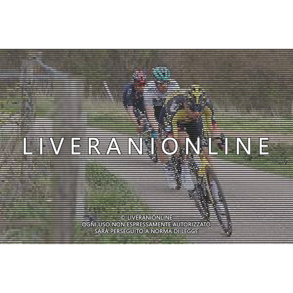 18-04-2021 Amstel Gold Race; 2021, Jumbo - Visma; 2021, Ineos Grenadiers; 2021, Bora - Hansgrohe; Van Aert, Wout; Pidcock, Thomas; Schachmann, Maximilian; ©SIROTTI / AGENZIA ALDO LIVERANI SAS