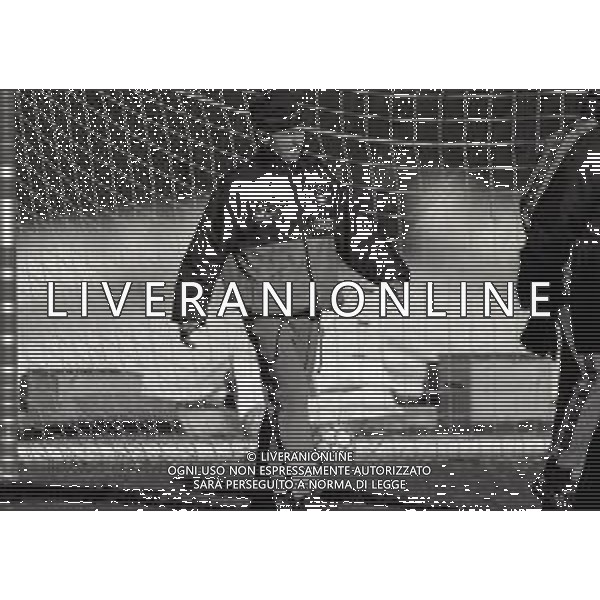 1990-1991 APPIANO GENTILE ALLENAMENTO INTER NELLA FOTO GIOVANNI TRAPATTONI ALLENATORE INTER AG ALDO LIVERANI SAS