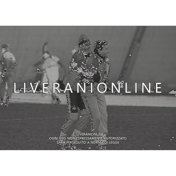 1990-1991 APPIANO GENTILE ALLENAMENTO INTER NELLA FOTO ALDO SERENA E GIUSEPPE BARESI AG ALDO LIVERANI SAS