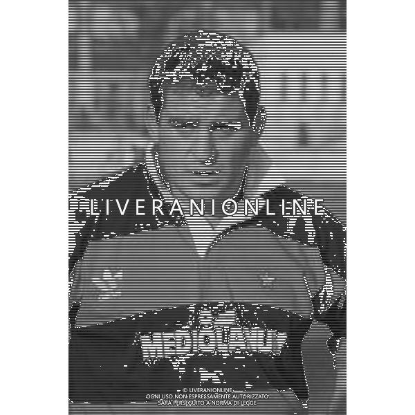 Massimo Cuttitta, giocatore di rugby - Retrospettiva Nella foto con la maglia della Mediolanum nel Campionato 1991-1992 ©archivio / AGENZIA ALDO LIVERANI SAS