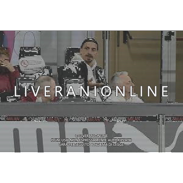 Zlatan Ibrahimovic (Milan) segue la gara dalla panchina Milan vs Sassuolo Campionato Serie A TIM - 32a giornata Milano 21-04-2021 Stadio Giuseppe Meazza - San Siro foto Roberto Garavaglia/ag. Aldo Liverani sas / AGENZIA ALDO LIVERANI SAS