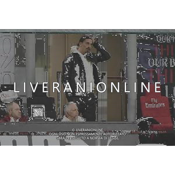 Zlatan Ibrahimovic (Milan) segue la gara dalla panchina Milan vs Sassuolo Campionato Serie A TIM - 32a giornata Milano 21-04-2021 Stadio Giuseppe Meazza - San Siro foto Roberto Garavaglia/ag. Aldo Liverani sas / AGENZIA ALDO LIVERANI SAS