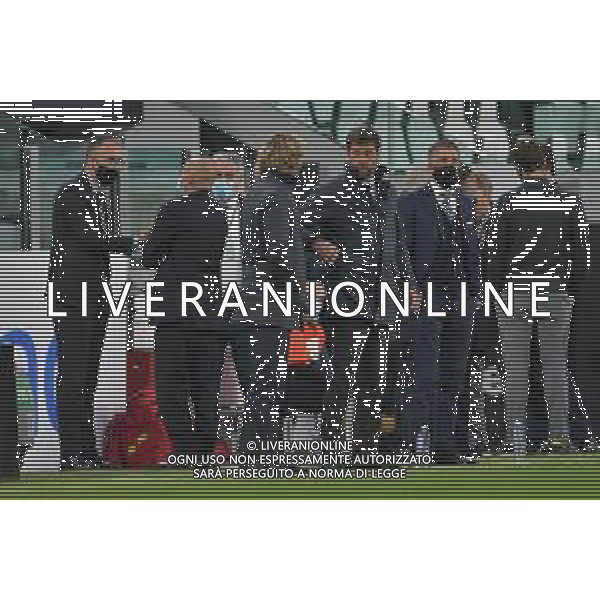 ©Alessandro Falzone/Agenzia Aldo Liverani Torino 21.04.2021 Stadio Allianz Stadium Juventus vs Parma Serie A Tim 2020-2021 Nella foto : ANDREA AGNELLI-PAVEL NEDVED ©FALZONE / AGENZIA ALDO LIVERANI SAS