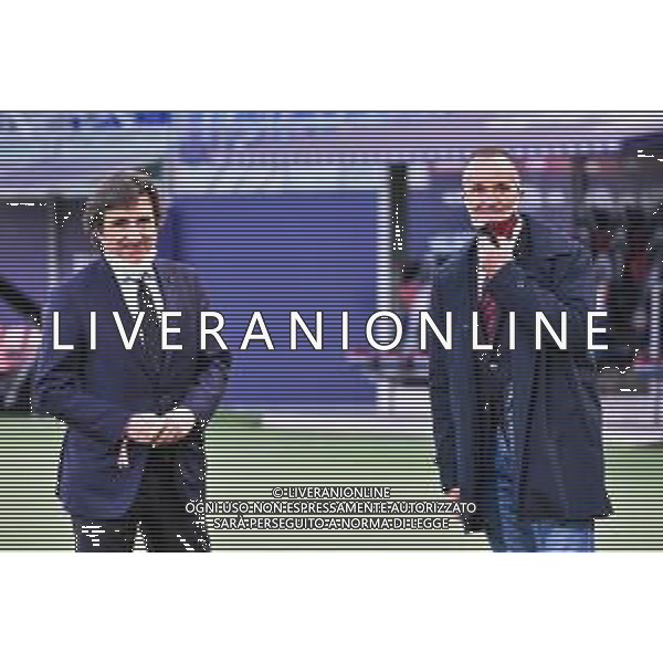 BOLOGNA - TORINO Campionato Calcio Serie A Tim 21.04.2021 nella foto IL PRESIDENTE URBANO CAIRO E JOEY SAPUTO Foto : Roberto Villani / Agenzia Aldo Liverani sas