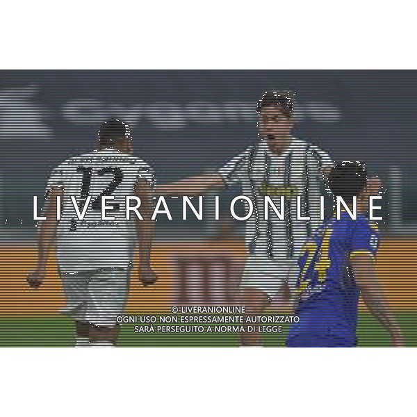 ©Alessandro Falzone/Agenzia Aldo Liverani Torino 21.04.2021 Stadio Allianz Stadium Juventus vs Parma Serie A Tim 2020-2021 Nella foto : ESULTANZA SECONDO GOL DI ALEX SANDRO ©FALZONE / AGENZIA ALDO LIVERANI SAS