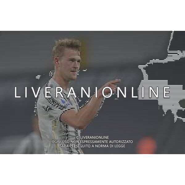 ©Alessandro Falzone/Agenzia Aldo Liverani Torino 21.04.2021 Stadio Allianz Stadium Juventus vs Parma Serie A Tim 2020-2021 Nella foto : ESULTANZA GOL DI MATTHIJS DE LIGT ©FALZONE / AGENZIA ALDO LIVERANI SAS