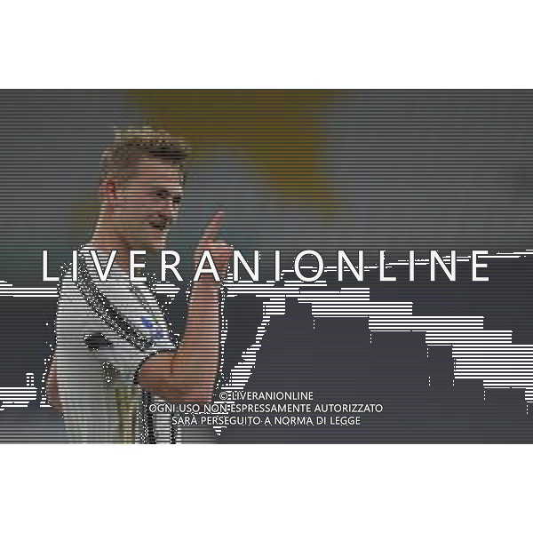 ©Alessandro Falzone/Agenzia Aldo Liverani Torino 21.04.2021 Stadio Allianz Stadium Juventus vs Parma Serie A Tim 2020-2021 Nella foto : ESULTANZA GOL DI MATTHIJS DE LIGT ©FALZONE / AGENZIA ALDO LIVERANI SAS