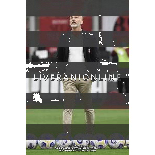 Stefano Pioli allenatore Milan Milan vs Sassuolo Campionato Serie A TIM - 32a giornata Milano 21-04-2021 Stadio Giuseppe Meazza - San Siro foto Roberto Garavaglia/ag. Aldo Liverani sas