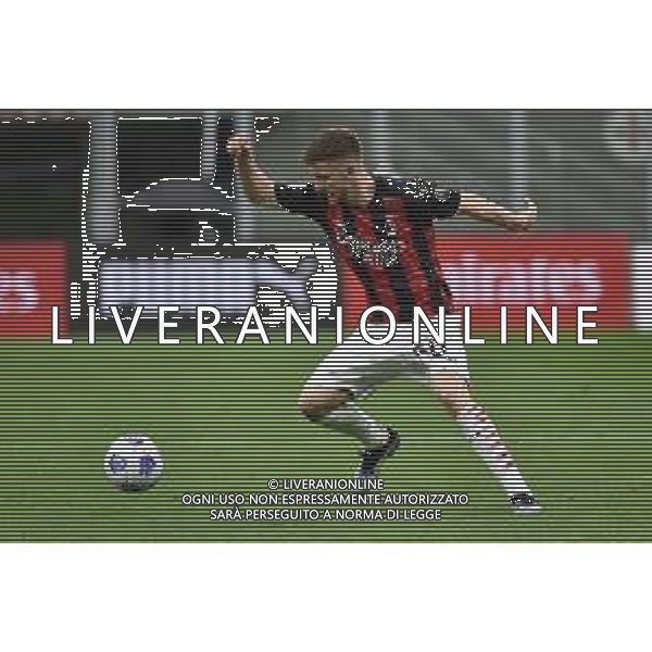 Alexis Saelemaekers (Milan) Milan vs Sassuolo Campionato Serie A TIM - 32a giornata Milano 21-04-2021 Stadio Giuseppe Meazza - San Siro foto Roberto Garavaglia/ag. Aldo Liverani sas