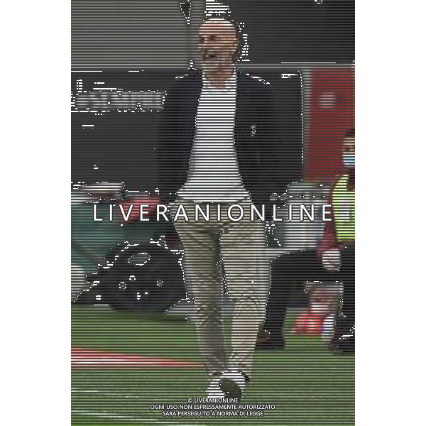 Stefano Pioli allenatore Milan Milan vs Sassuolo Campionato Serie A TIM - 32a giornata Milano 21-04-2021 Stadio Giuseppe Meazza - San Siro foto Roberto Garavaglia/ag. Aldo Liverani sas