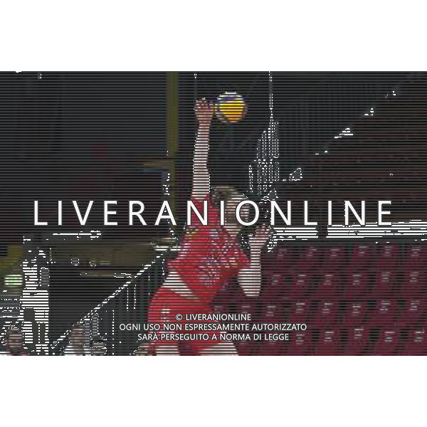Cerquiglinio/LMedia - Gara 3 Finale Play Off - Sir Safety Conad Perugia vs Cucine Lube Civitanova - Campionato di Volley Superlega Serie A 2020/2021 21 aprile 2021 - Pala Barton, Perugia, Italia Nella foto: rychlicki kamil (n.11 opposite_opposto cucine lube civitanova) al servizio @Cerquiglinio/LMedia/ AGENZIA ALDO LIVERANI SAS