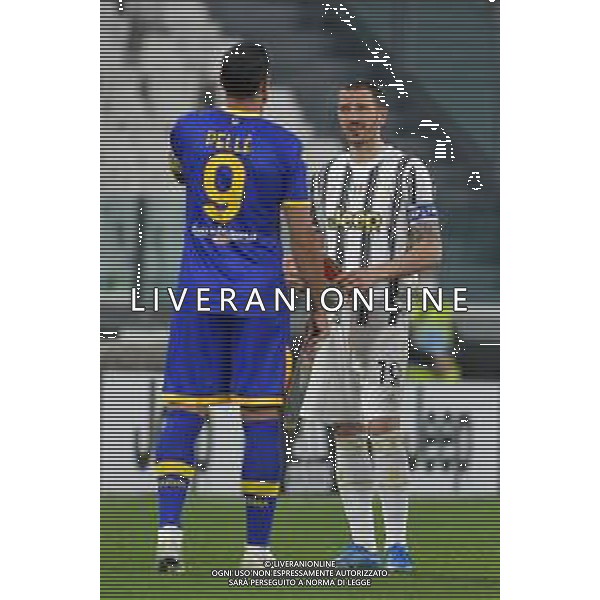 ©Alessandro Falzone/Agenzia Aldo Liverani Torino 21.04.2021 Stadio Allianz Stadium Juventus vs Parma Serie A Tim 2020-2021 Nella foto : Graziano Pelle\'-Leonardo Bonucci ©FALZONE / AGENZIA ALDO LIVERANI SAS