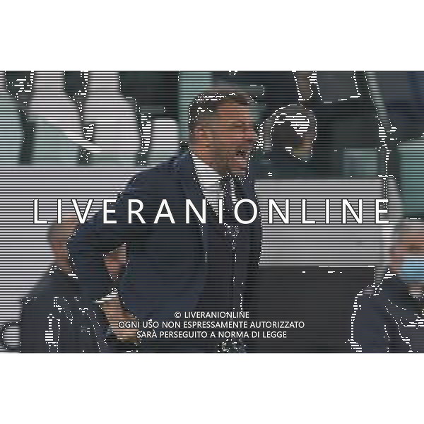 ©Alessandro Falzone/Agenzia Aldo Liverani Torino 21.04.2021 Stadio Allianz Stadium Juventus vs Parma Serie A Tim 2020-2021 Nella foto : Roberto D\'Aversa ©FALZONE / AGENZIA ALDO LIVERANI SAS
