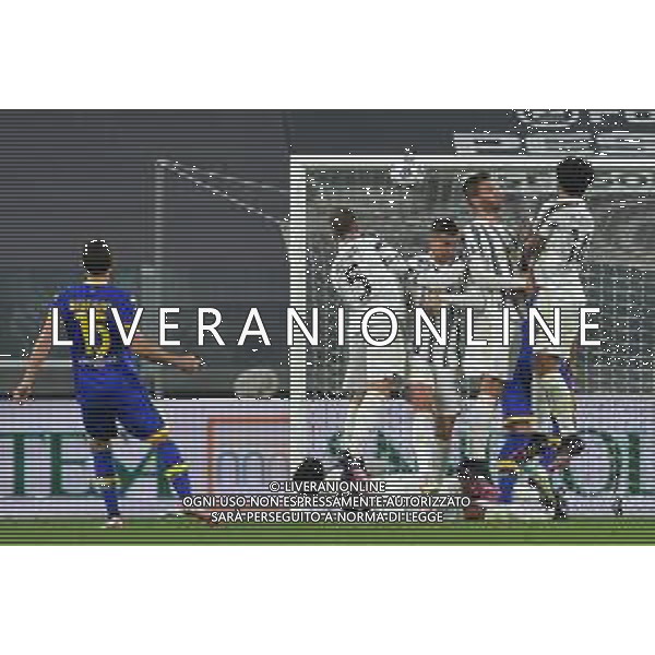 ©Alessandro Falzone/Agenzia Aldo Liverani Torino 21.04.2021 Stadio Allianz Stadium Juventus vs Parma Serie A Tim 2020-2021 Nella foto : Gol di Gaston Brugman ©FALZONE / AGENZIA ALDO LIVERANI SAS