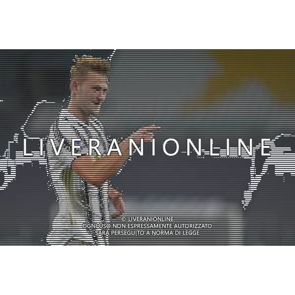 ©Alessandro Falzone/Agenzia Aldo Liverani Torino 21.04.2021 Stadio Allianz Stadium Juventus vs Parma Serie A Tim 2020-2021 Nella foto : Esultanza gol di Matthijs De Ligt ©FALZONE / AGENZIA ALDO LIVERANI SAS