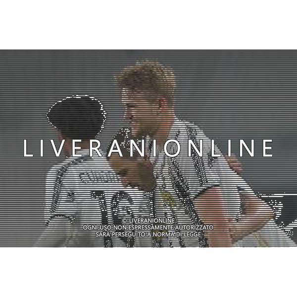 ©Alessandro Falzone/Agenzia Aldo Liverani Torino 21.04.2021 Stadio Allianz Stadium Juventus vs Parma Serie A Tim 2020-2021 Nella foto : Esultanza gol di Matthijs De Ligt ©FALZONE / AGENZIA ALDO LIVERANI SAS