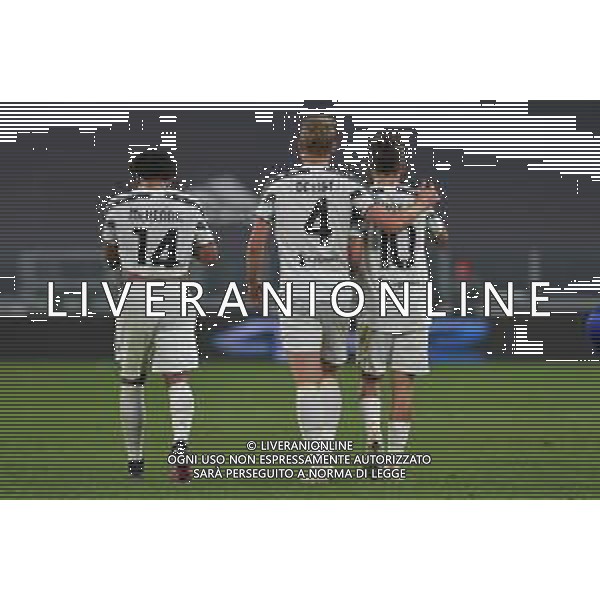 ©Alessandro Falzone/Agenzia Aldo Liverani Torino 21.04.2021 Stadio Allianz Stadium Juventus vs Parma Serie A Tim 2020-2021 Nella foto : Esultanza gol di Matthijs De Ligt ©FALZONE / AGENZIA ALDO LIVERANI SAS