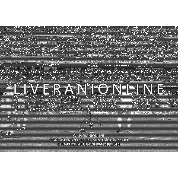 09-05-1982 VERONA-CAMPIONATO DI CALCIO SERIE B VERONA PISTOIESE 2-1 NELLA FOTO DOPO GOAL MAURO GIBELLINI AG ALDO LIVERANI SAS
