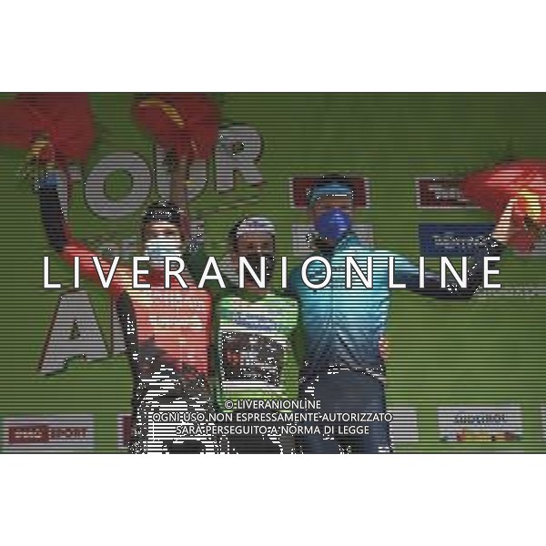 23-04-2021 Tour Of The Alps; Tappa 05 Idroland - Riva Del Garda; 2021, Bikeexchange; 2021, Bahrain - Victorious; 2021, Astana - Premier Tech; Yates, Simon; Bilbao, Peio; Vlasov, Aleksandr; Riva Del Garda; FOTO STEFANO SIROTTI-AG ALDO LIVERANI SAS