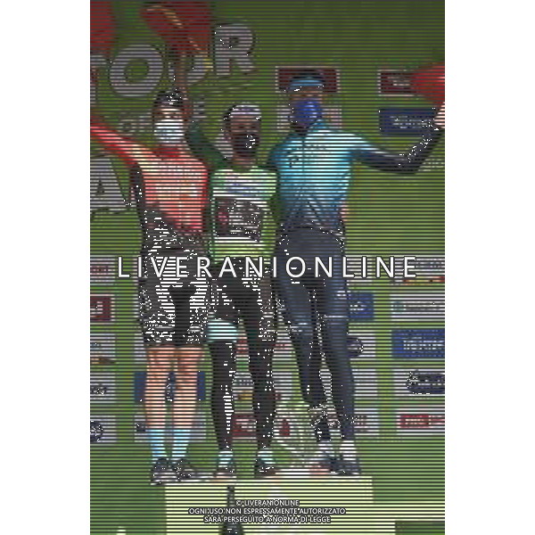 23-04-2021 Tour Of The Alps; Tappa 05 Idroland - Riva Del Garda; 2021, Bikeexchange; 2021, Bahrain - Victorious; 2021, Astana - Premier Tech; Yates, Simon; Bilbao, Peio; Vlasov, Aleksandr; Riva Del Garda; FOTO STEFANO SIROTTI-AG ALDO LIVERANI SAS