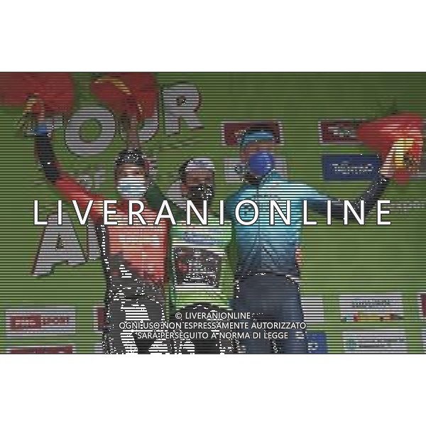 23-04-2021 Tour Of The Alps; Tappa 05 Idroland - Riva Del Garda; 2021, Bikeexchange; 2021, Bahrain - Victorious; 2021, Astana - Premier Tech; Yates, Simon; Bilbao, Peio; Vlasov, Aleksandr; Riva Del Garda; FOTO STEFANO SIROTTI-AG ALDO LIVERANI SAS