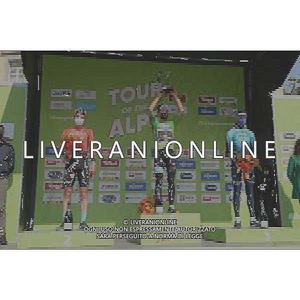 23-04-2021 Tour Of The Alps; Tappa 05 Idroland - Riva Del Garda; 2021, Bikeexchange; 2021, Bahrain - Victorious; 2021, Astana - Premier Tech; Yates, Simon; Bilbao, Peio; Vlasov, Aleksandr; Riva Del Garda; ©SIROTTI/AG. ALDO LIVERANI SAS