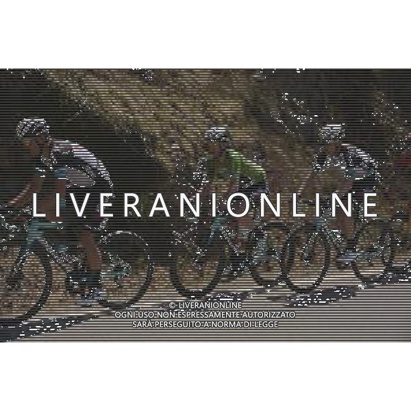 23-04-2021 Tour Of The Alps; Tappa 05 Idroland - Riva Del Garda; 2021, Bikeexchange; Yates, Simon; Kangert, Tanel; Passo Duron; ©SIROTTI/AG. ALDO LIVERANI SAS