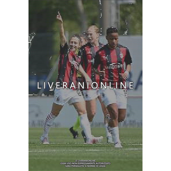 ¬© TVRG esultanza Milan dopo il gol dell\'1 a 0 Inter Milano Women vs Milan Women Coppa Italia femminile - semifinale gara di ritorno centro sportivo Peppino Vismara Milano 24-04-2021 foto Roberto Garavaglia/ag. Aldo Liverani sas/AG. ALDO LIVERANI SAS
