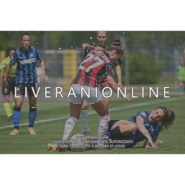 ¬© TVRG Linda Tucceri Cimini (Milan) e Gloria Marinelli (Inter) Inter Milano Women vs Milan Women Coppa Italia femminile - semifinale gara di ritorno centro sportivo Peppino Vismara Milano 24-04-2021 foto Roberto Garavaglia/ag. Aldo Liverani sas/AG. ALDO LIVERANI SAS