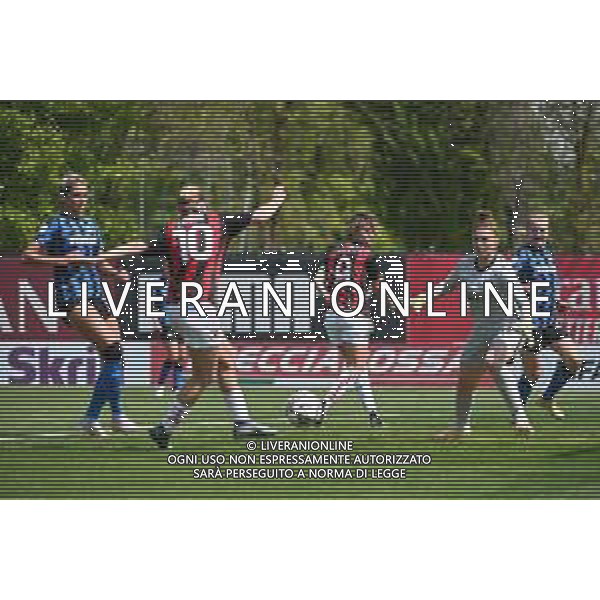 ¬© TVRG Natasha Dowie (Milan) segna il gol del 3 a 1 Inter Milano Women vs Milan Women Coppa Italia femminile - semifinale gara di ritorno centro sportivo Peppino Vismara Milano 24-04-2021 foto Roberto Garavaglia/ag. Aldo Liverani sas/AGENZIA ALDO LIVERANI SAS