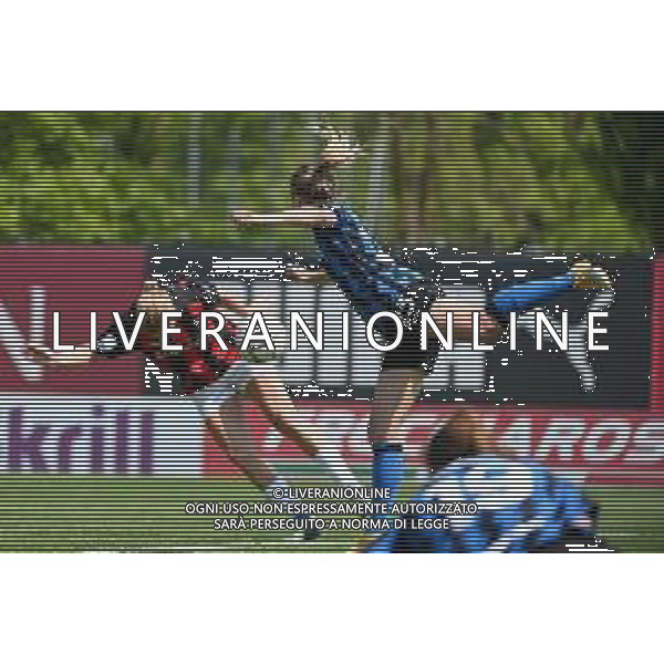 © TVRG Natasha Dowie (Milan) segna il gol del 4 a 1 Inter Milano Women vs Milan Women Coppa Italia femminile - semifinale gara di ritorno centro sportivo Peppino Vismara Milano 24-04-2021 foto Roberto Garavaglia/ag. Aldo Liverani sas/AGENZIA ALDO LIVERANI SAS