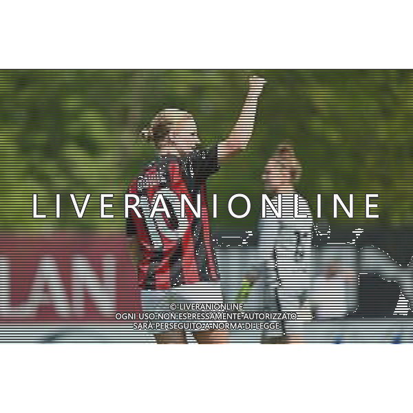 ¬© TVRG Natasha Dowie (Milan) esulta dopo il gol del 4 a 2 Inter Milano Women vs Milan Women Coppa Italia femminile - semifinale gara di ritorno centro sportivo Peppino Vismara Milano 24-04-2021 foto Roberto Garavaglia/ag. Aldo Liverani sas/AGENZIA ALDO LIVERANI SAS