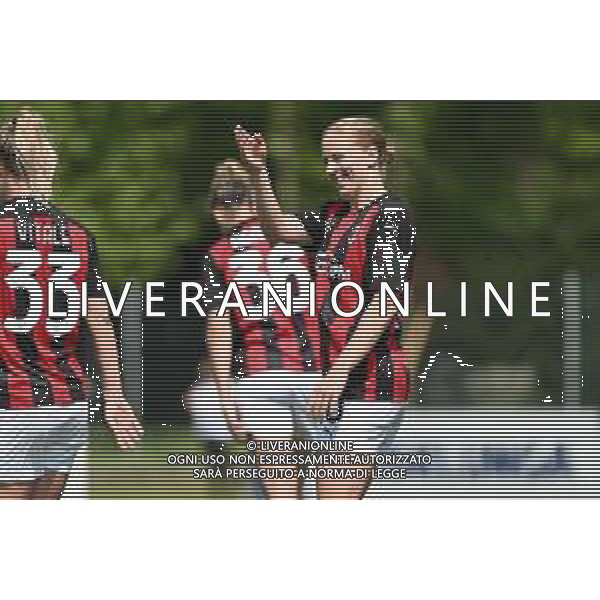 © TVRG Natasha Dowie (Milan) esulta dopo il gol del 4 a 1 Inter Milano Women vs Milan Women Coppa Italia femminile - semifinale gara di ritorno centro sportivo Peppino Vismara Milano 24-04-2021 foto Roberto Garavaglia/ag. Aldo Liverani sas/AGENZIA ALDO LIVERANI SAS