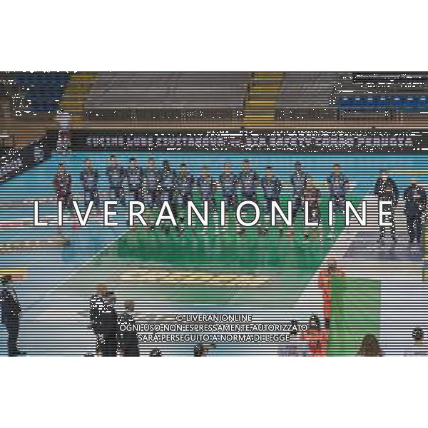 Bartomeolio/LMedia - Gara 4 Finale Play Off - Cucine Lube Civitanova vs Sir Safety Conad Perugia - Campionato di Volley Superlega Serie A 2020/2021 24 aprile 2021 - Eurosuole Forum, Civitanova Marche, Italia Nella foto: Sir Safety Conad Perugia @Bartomeolio/LMedia/AGENZIA ALDO LIVERANI SAS