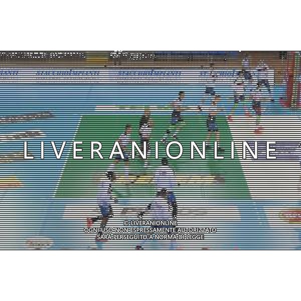 Bartomeolio/LMedia - Gara 4 Finale Play Off - Cucine Lube Civitanova vs Sir Safety Conad Perugia - Campionato di Volley Superlega Serie A 2020/2021 24 aprile 2021 - Eurosuole Forum, Civitanova Marche, Italia Nella foto: Sir Safety Conad Perugia @Bartomeolio/LMedia/AGENZIA ALDO LIVERANI SAS