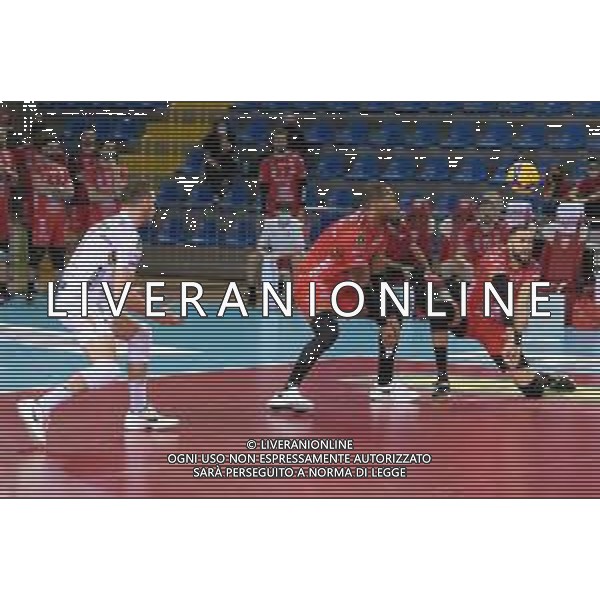 Bartomeolio/LMedia - Gara 4 Finale Play Off - Cucine Lube Civitanova vs Sir Safety Conad Perugia - Campionato di Volley Superlega Serie A 2020/2021 24 aprile 2021 - Eurosuole Forum, Civitanova Marche, Italia Nella foto: Bagher di Osmany Juantorena #5 (Cucine Lube Civitanova) @Bartomeolio/LMedia/AGENZIA ALDO LIVERANI SAS