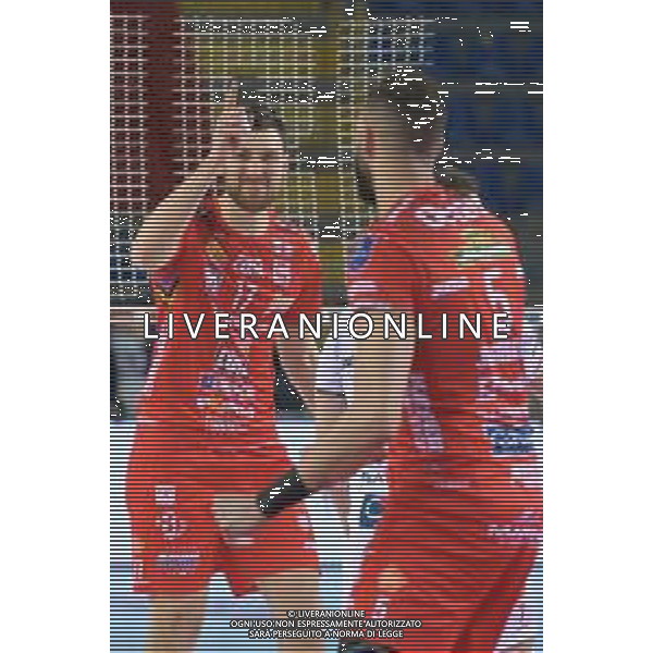 Bartomeolio/LMedia - Gara 4 Finale Play Off - Cucine Lube Civitanova vs Sir Safety Conad Perugia - Campionato di Volley Superlega Serie A 2020/2021 24 aprile 2021 - Eurosuole Forum, Civitanova Marche, Italia Nella foto: Simone Anzani #17 (Cucine Lube Civitanova) esulta @Bartomeolio/LMedia/AGENZIA ALDO LIVERANI SAS