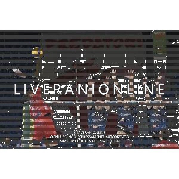 Bartomeolio/LMedia - Gara 4 Finale Play Off - Cucine Lube Civitanova vs Sir Safety Conad Perugia - Campionato di Volley Superlega Serie A 2020/2021 24 aprile 2021 - Eurosuole Forum, Civitanova Marche, Italia Nella foto: Attacco di Osmany Juantorena #5 (Cucine Lube Civitanova) @Bartomeolio/LMedia/AGENZIA ALDO LIVERANI SAS