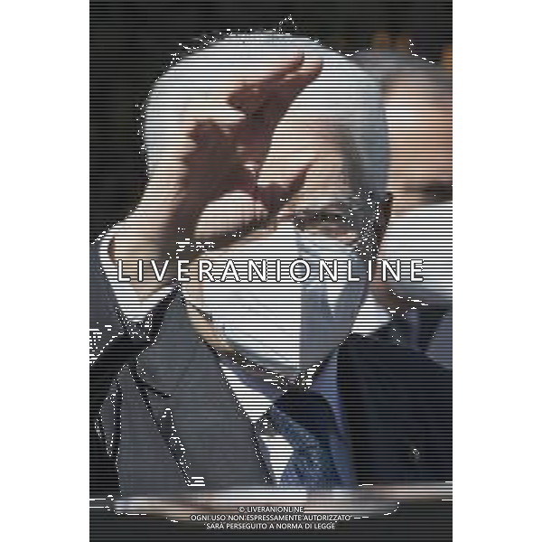 Roma 25/04/2021 Il Presidente Sergio Mattarella al termine della deposizione di una corona d’alloro sul monumento in ricordo delle vittime del rastrellamento del Quadraro, in occasione del 76° anniversario della Liberazione FOTOUFFICIO STAMPA PRESIDENZA DELLA REPUBBLICA- AG ALDO LIVERANI SAS