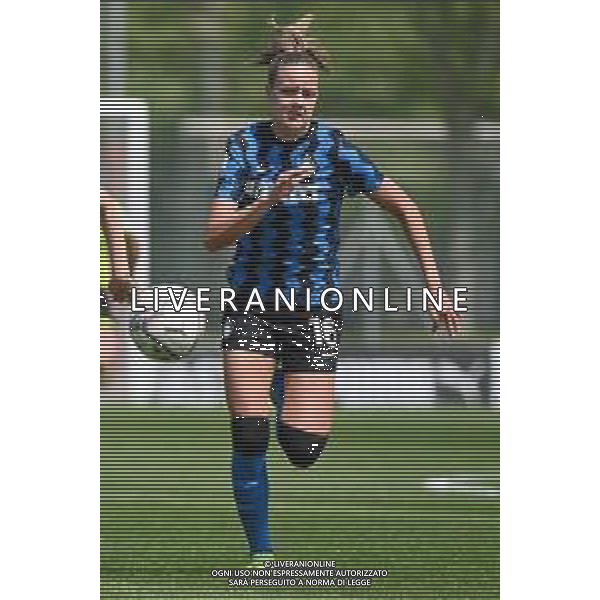 © TVRG Caroline Moller Hansen (Inter) Milan Women vs Inter Milano Women Coppa Italia femminile - semifinale gara di ritorno centro sportivo Peppino Vismara Milano 24-04-2021 foto Roberto Garavaglia/ag. Aldo Liverani sas