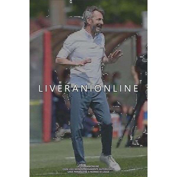 © TVRG Maurizio Ganz allenatore Milan Milan Women vs Inter Milano Women Coppa Italia femminile - semifinale gara di ritorno centro sportivo Peppino Vismara Milano 24-04-2021 foto Roberto Garavaglia/ag. Aldo Liverani sas
