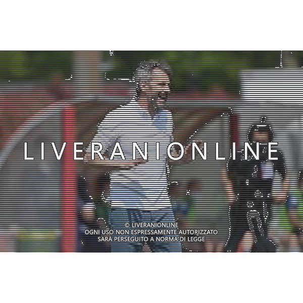 © TVRG Maurizio Ganz allenatore Milan Milan Women vs Inter Milano Women Coppa Italia femminile - semifinale gara di ritorno centro sportivo Peppino Vismara Milano 24-04-2021 foto Roberto Garavaglia/ag. Aldo Liverani sas