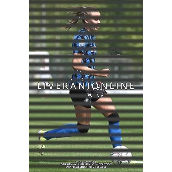 © TVRG Caroline Moller Hansen (Inter) Milan Women vs Inter Milano Women Coppa Italia femminile - semifinale gara di ritorno centro sportivo Peppino Vismara Milano 24-04-2021 foto Roberto Garavaglia/ag. Aldo Liverani sas